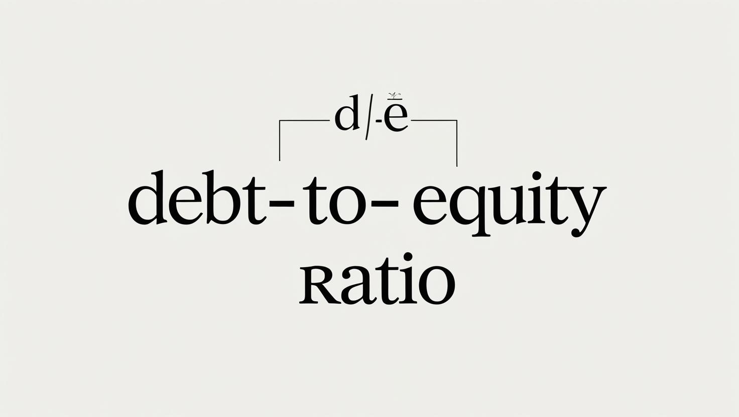generate one image debt equity ratio formula